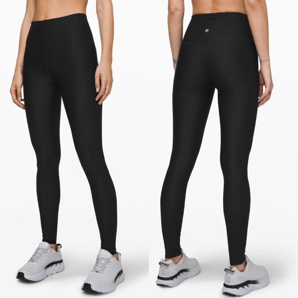 lululemon athletica Pants - Lululemon Black Leggings Mapped Out High-Rise Tight Hemmed Cropped, Sz 4
